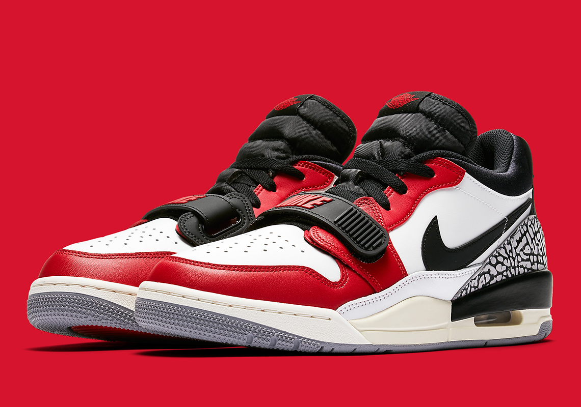 The “Chicago” Colorway Appears On The Jordan Legacy 312 Low