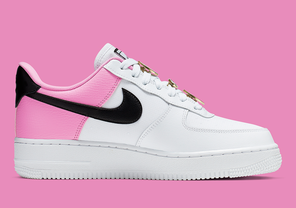 Nike Air Force 1 White Pink Black Aa0287 107 2