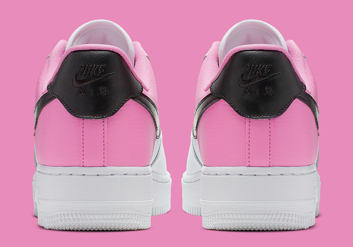 Nike Air Force 1 White Pink Black Aa0287 107 3