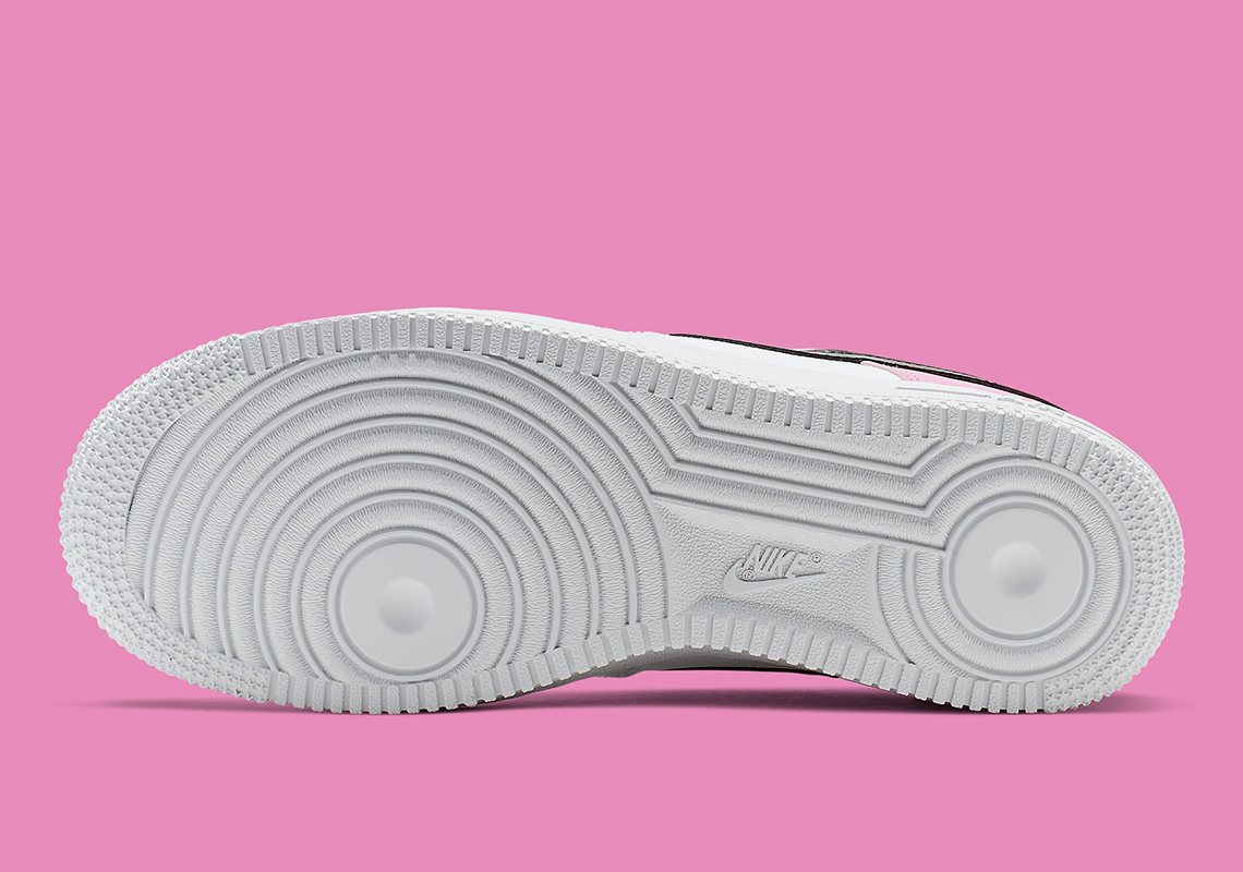 Nike Air Force 1 White Pink Black Aa0287 107 5