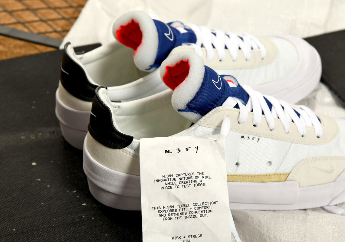 Nike Drop Type Lx White Blue 3