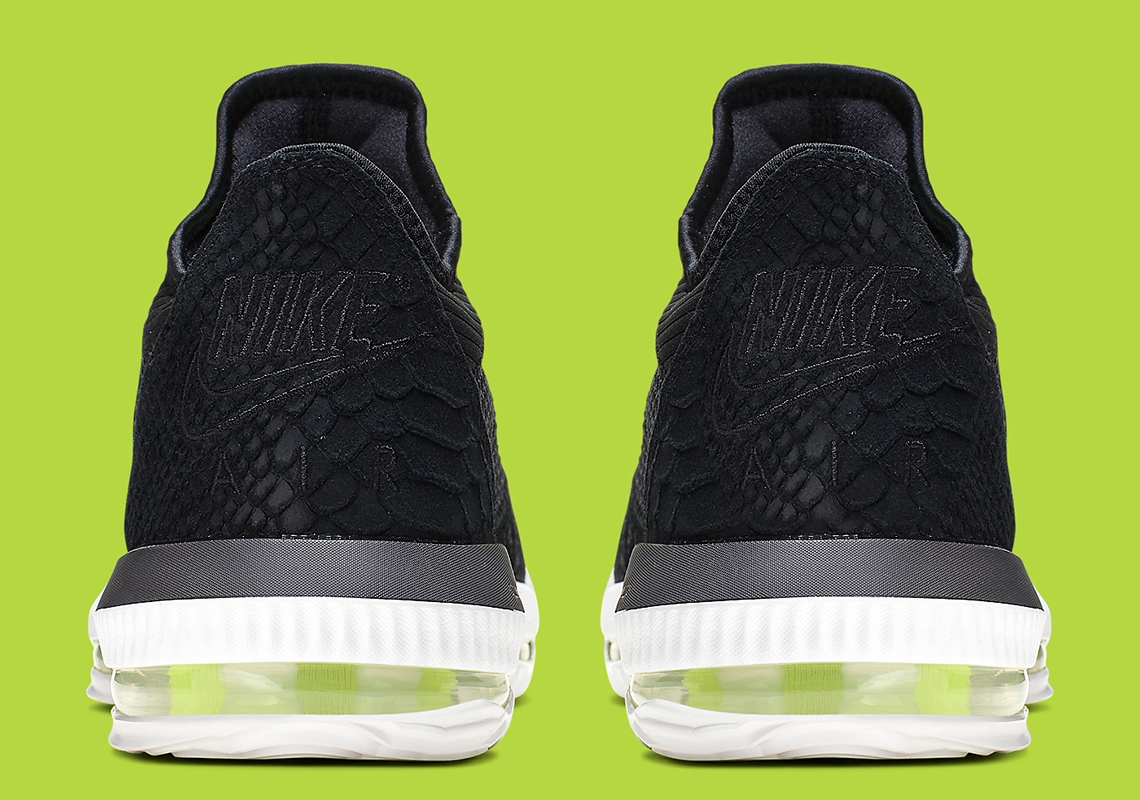 Nike Lebron 16 Low Black Python Volt Ci2668 004 2