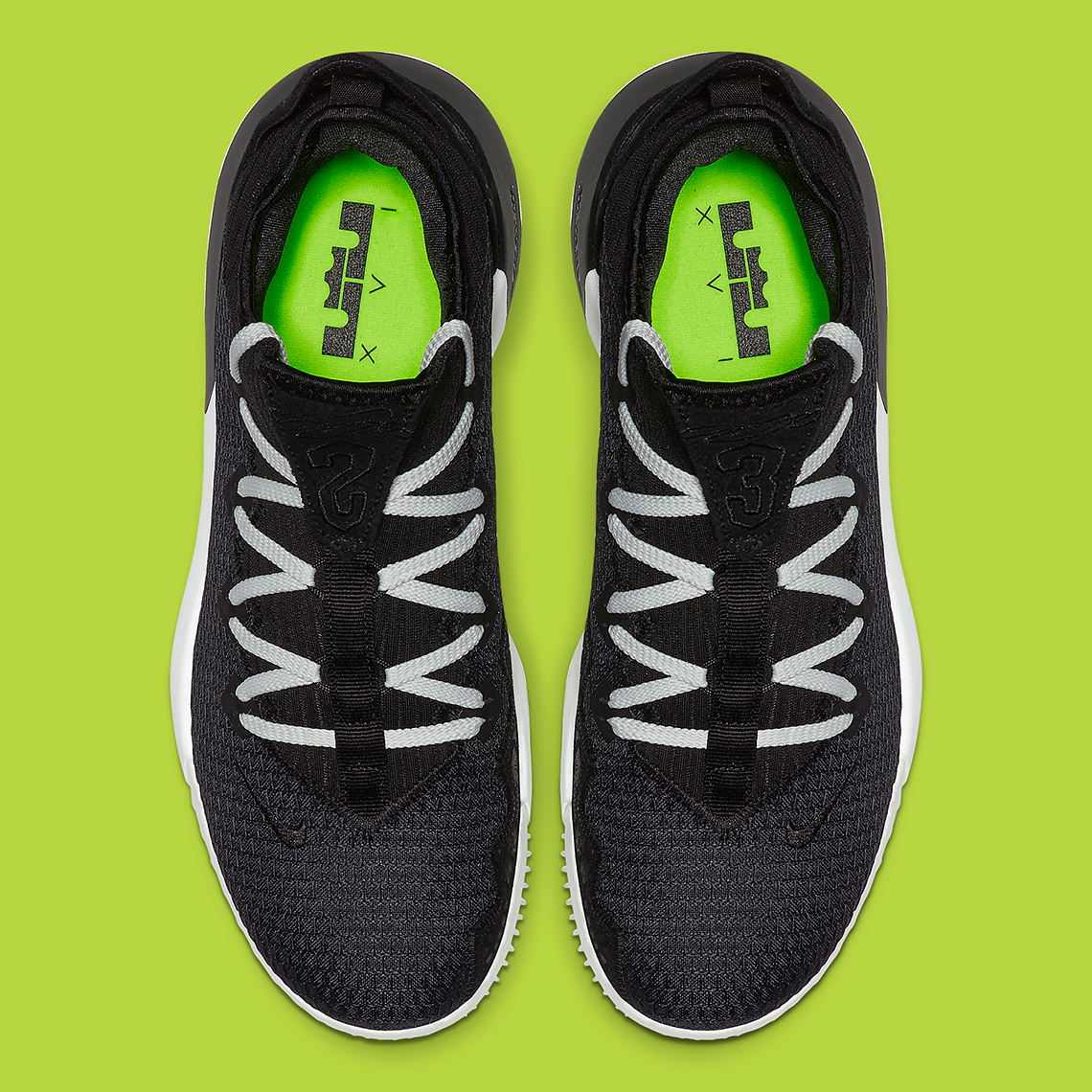 Nike Lebron 16 Low Black Python Volt Ci2668 004 3