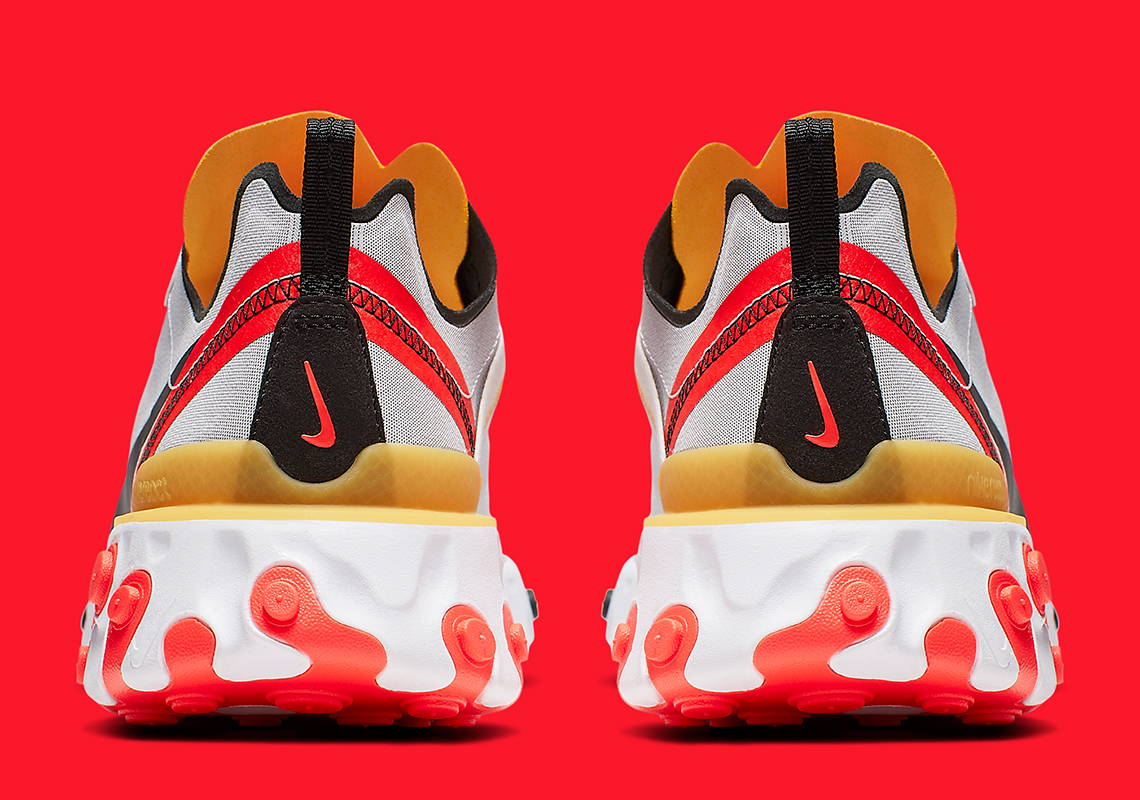 Nike React Element 55 White Yellow Red Bq6166 102 3