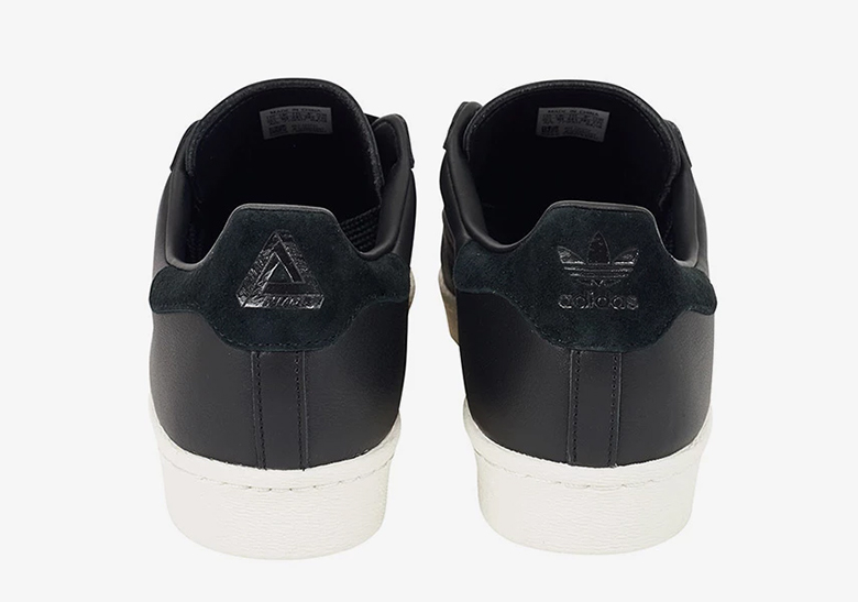 Palace Adidas Superstar Black 3