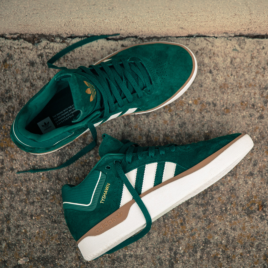 Adidas Tyshawn Green Gold Ee6078 3
