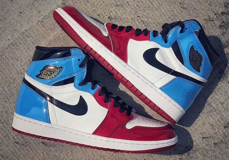 Air Jordan 1 Retro High OG "Fearless" Features UNC And Chicago In Patent Leather
