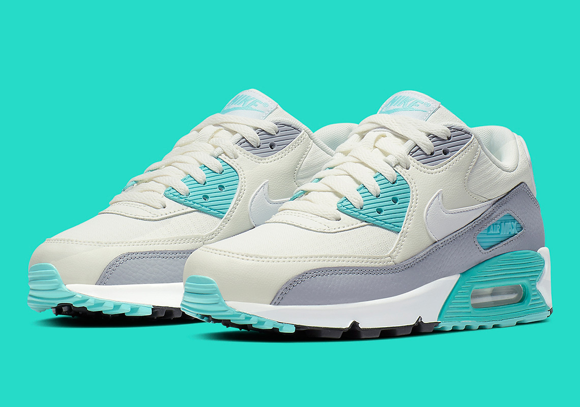 The Nike Air Max 90 For Women Grabs Tiffany Emerald Hues