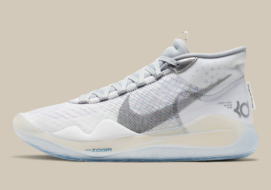 The Nike KD 12 NRG Appears In A Crisp “Wolf Grey”