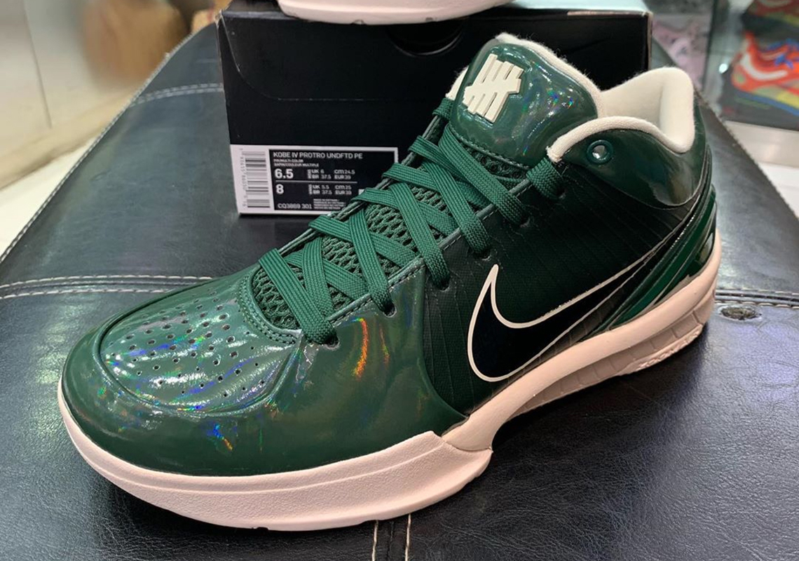 UNDEFEATED x Nike Kobe 4 Protro Revealed In Bucks Colors