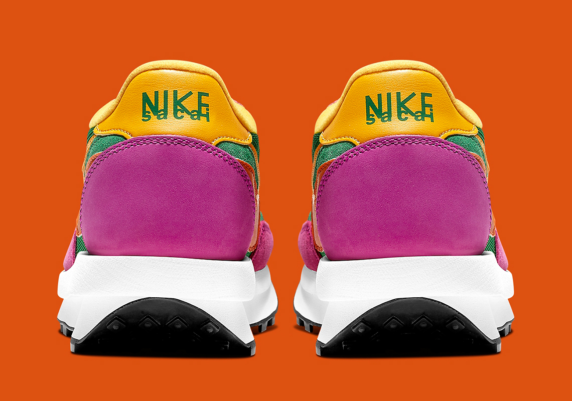 Sacai Nike Ldwaffle Pine Green Clay Orange Bv0073 301 1