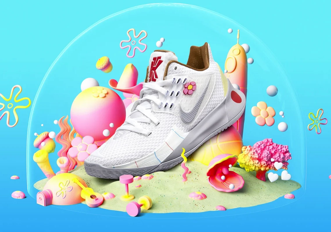 The Nike Kyrie Low 2 "Sandy Cheeks" Heads Back Out Of Water On August 10th