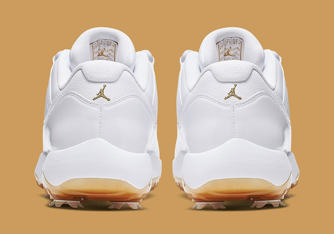 Air Jordan 11 Metallic Gold Golf Aq0963 102 7