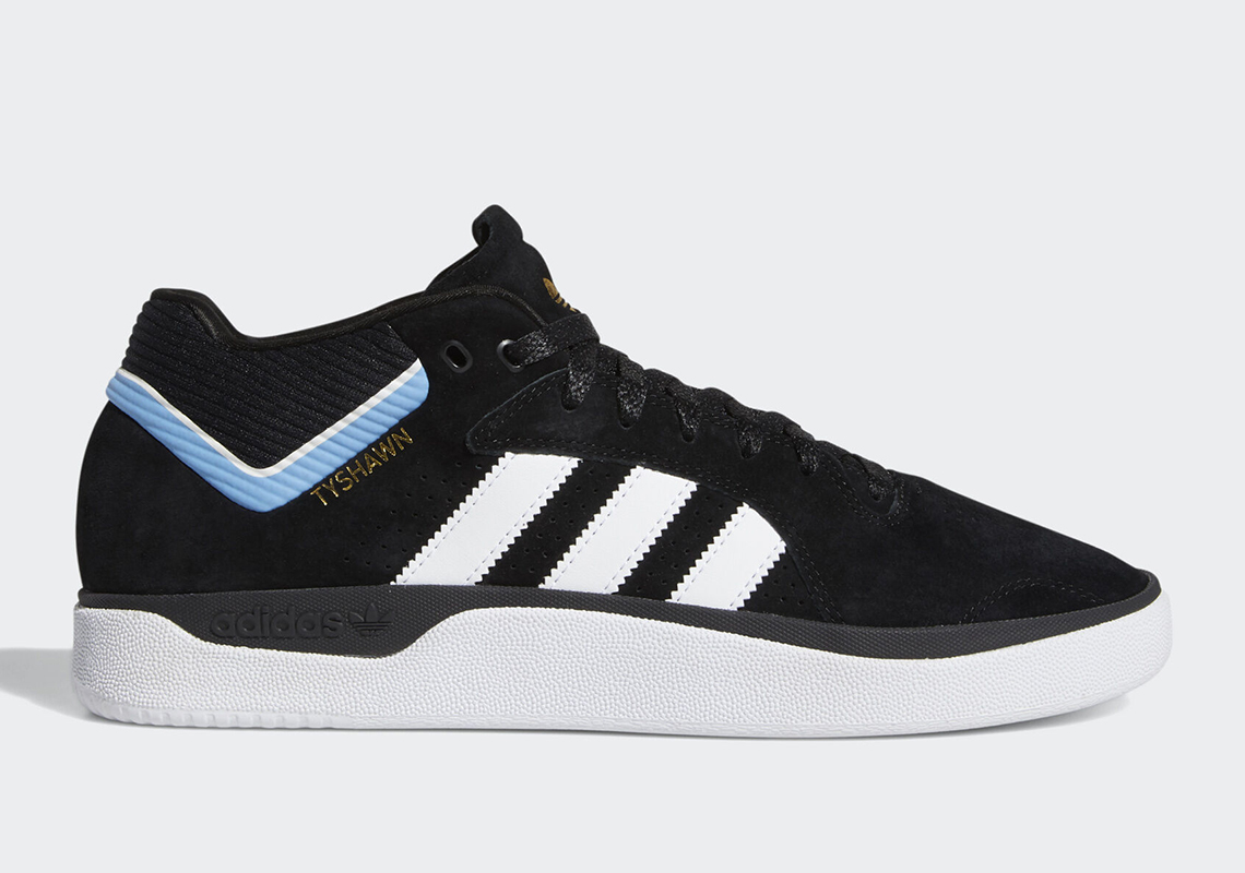 Adidas Tyshawn Black White Blue Ee6076 6