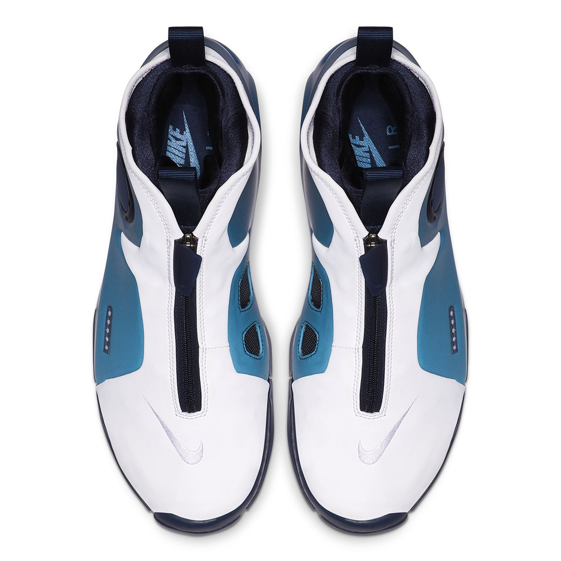 Nike Air Flightposite 2 White Blue Kevin Garnett 2