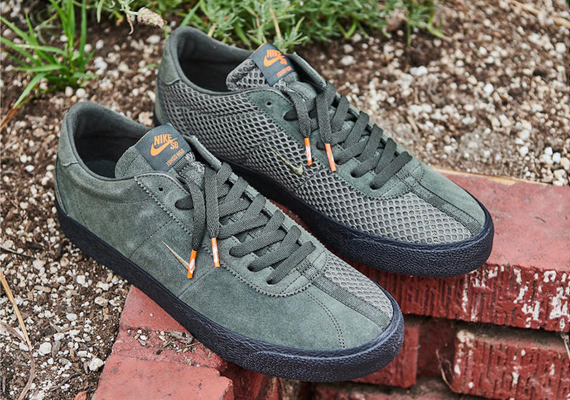 Ishod Wair’s Nike SB Bruin ISO “Orange Label” Features Alternating Suede And Mesh Panels