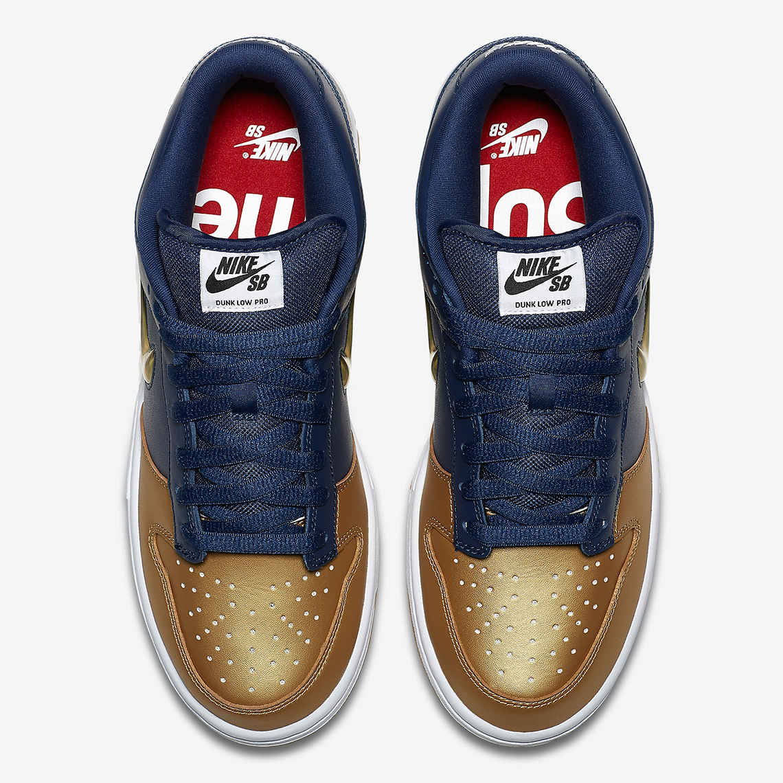Nike Sb Supreme Navy Gold Ck3480 700 2