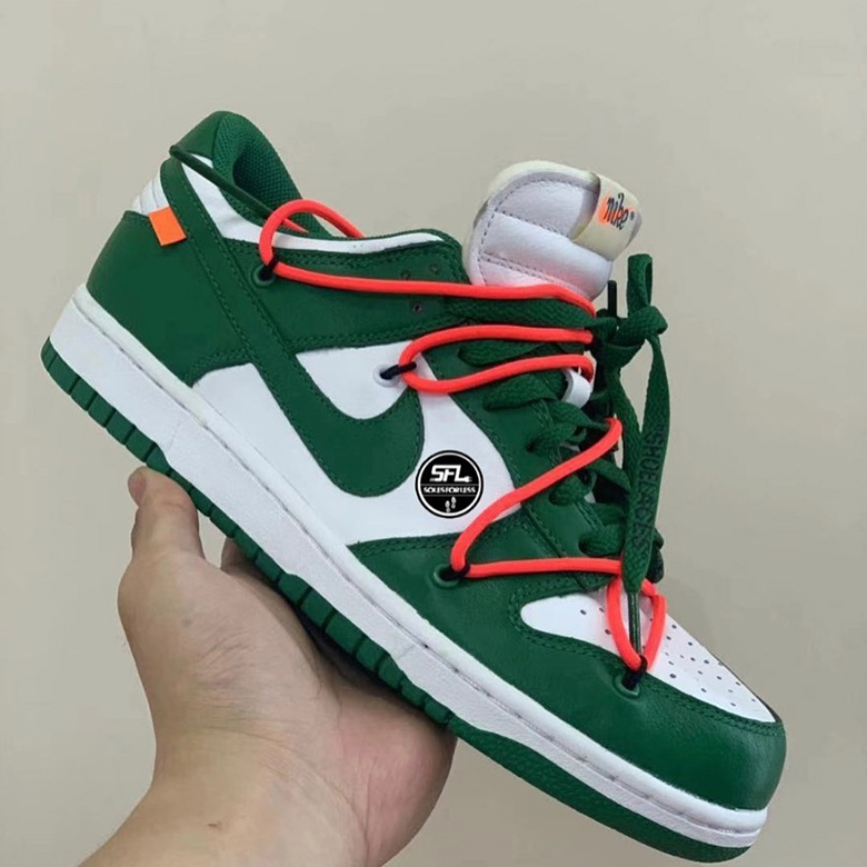 Off White Nike Dunk Low Ct0856 100 White Pine Green 3