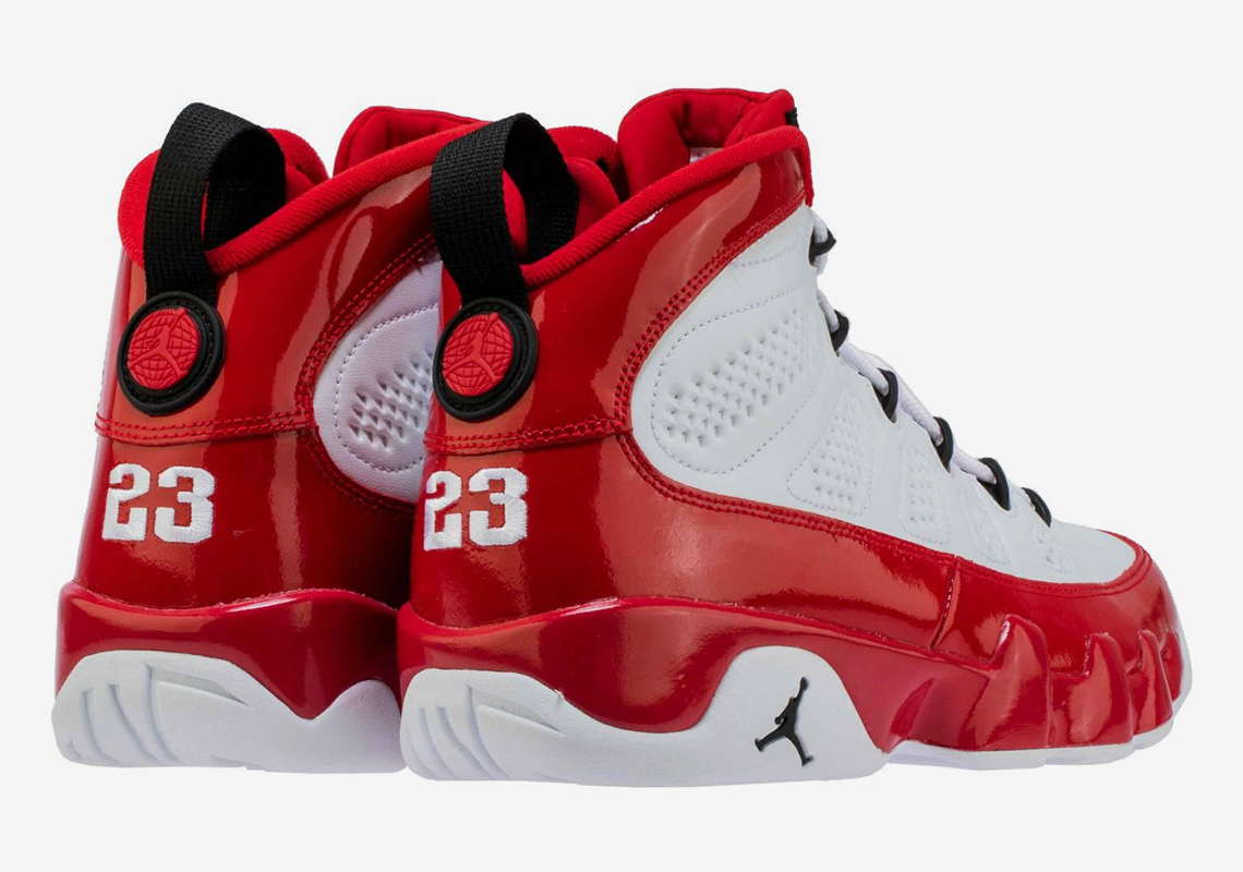Air Jordan 9 White Black Gym Red 302370 160 5