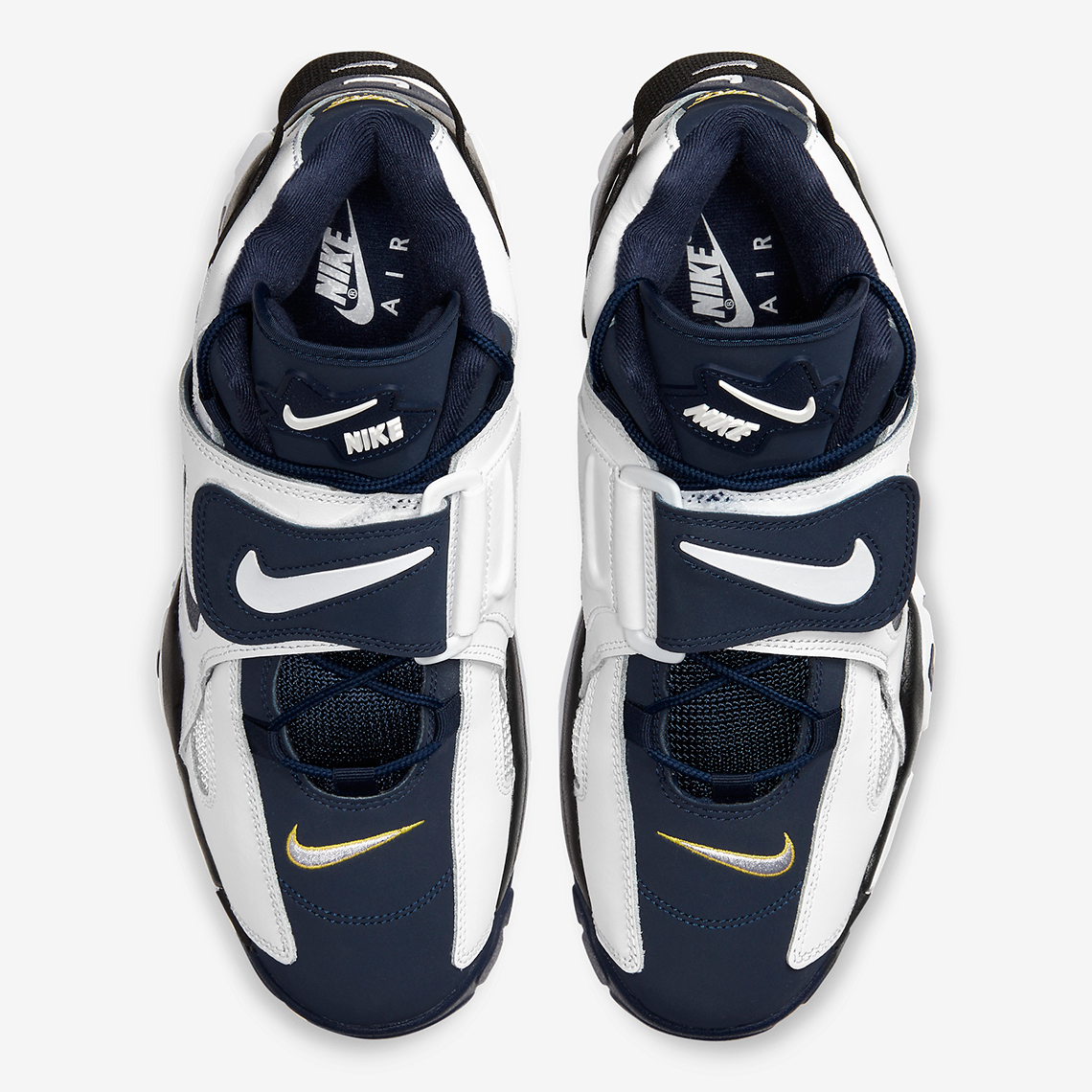 Nike Air Barrage Mid White Nay Gold At7847 101 4
