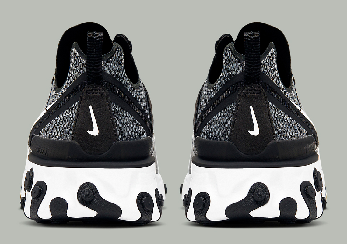 Nike React Element 55 Black White Ci3831 002 6
