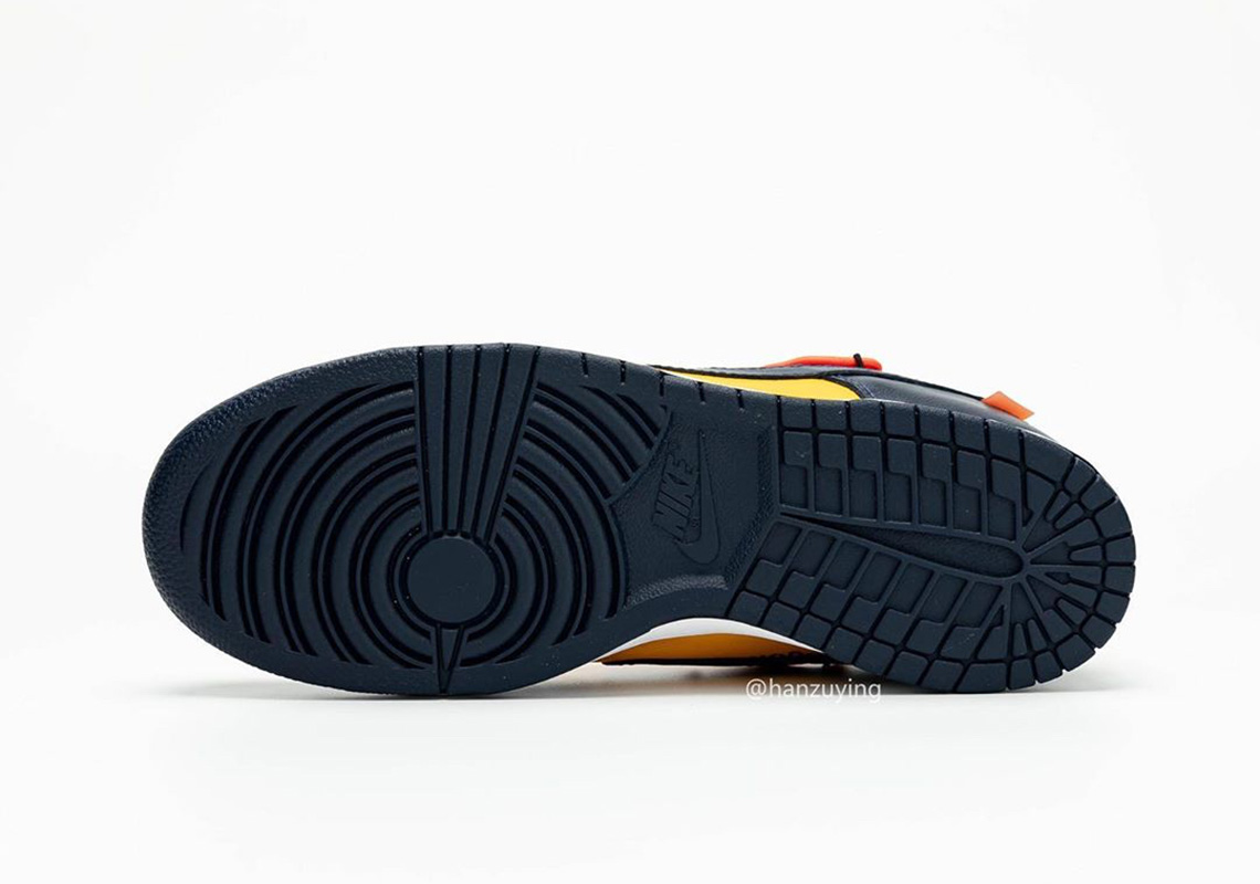 Off White Nike Dunk Low Michigan Ct0856 700 1