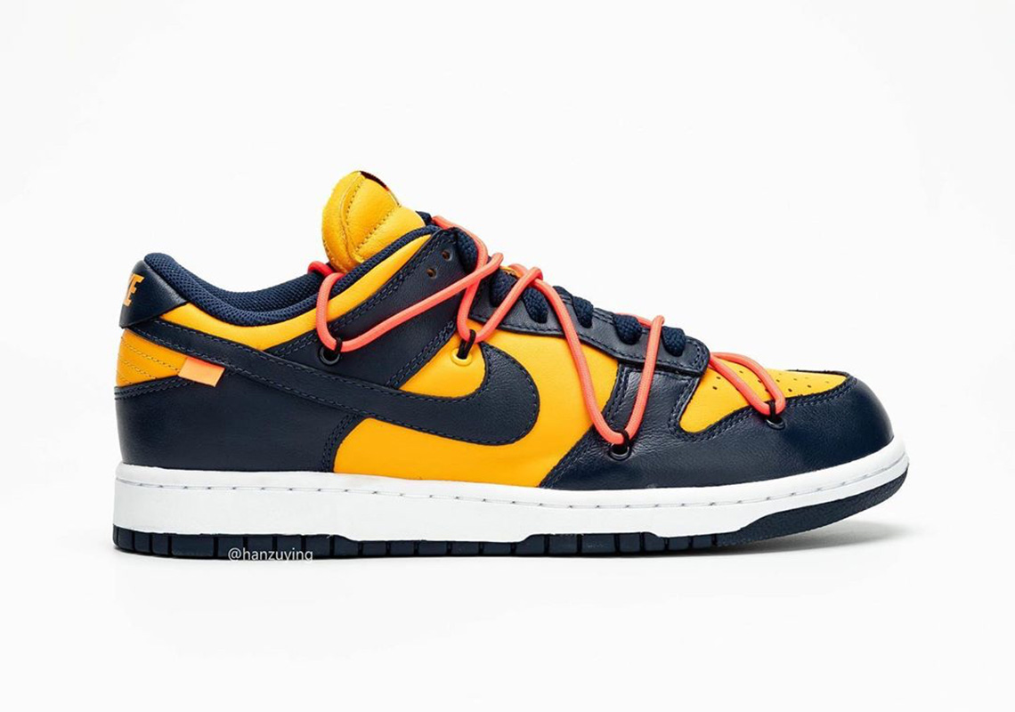 Off White Nike Dunk Low Michigan Ct0856 700 6