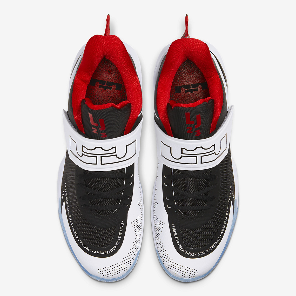 Nike Lebron Ambassador Xii Black White Bq5436 001 5