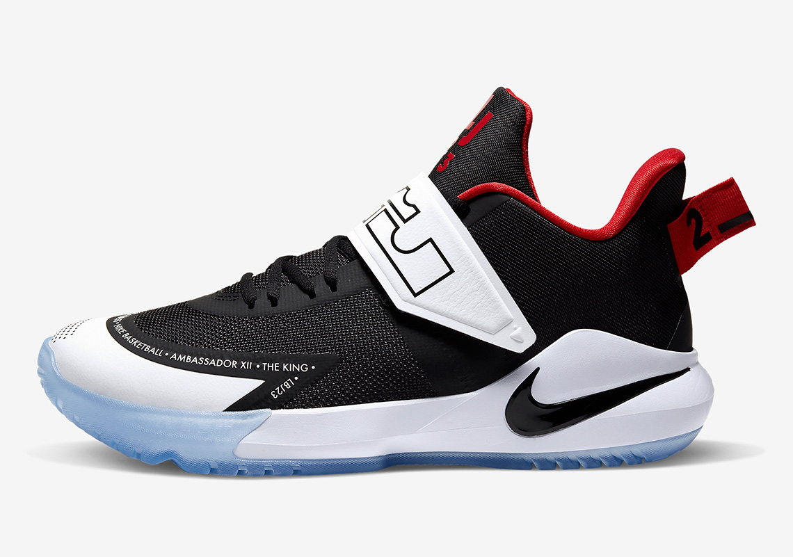 Nike Lebron Ambassador Xii Black White Bq5436 001 6
