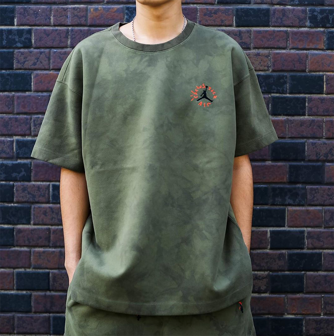 Jordan 6 Travis Scott T Shirt Dye