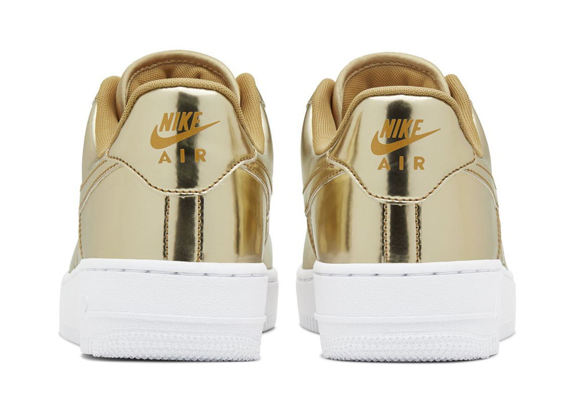 Nike Air Force 1 Metallic Gold 3