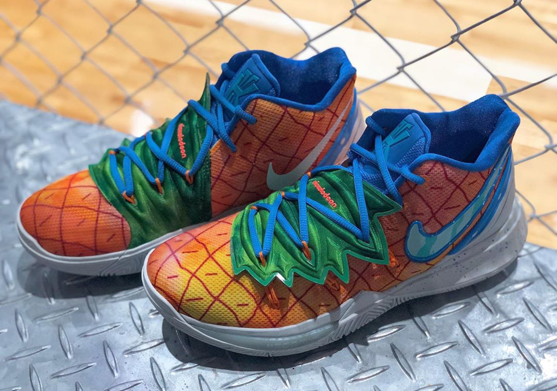 Spongebob Nike Kyrie 5 Pineapple House 7