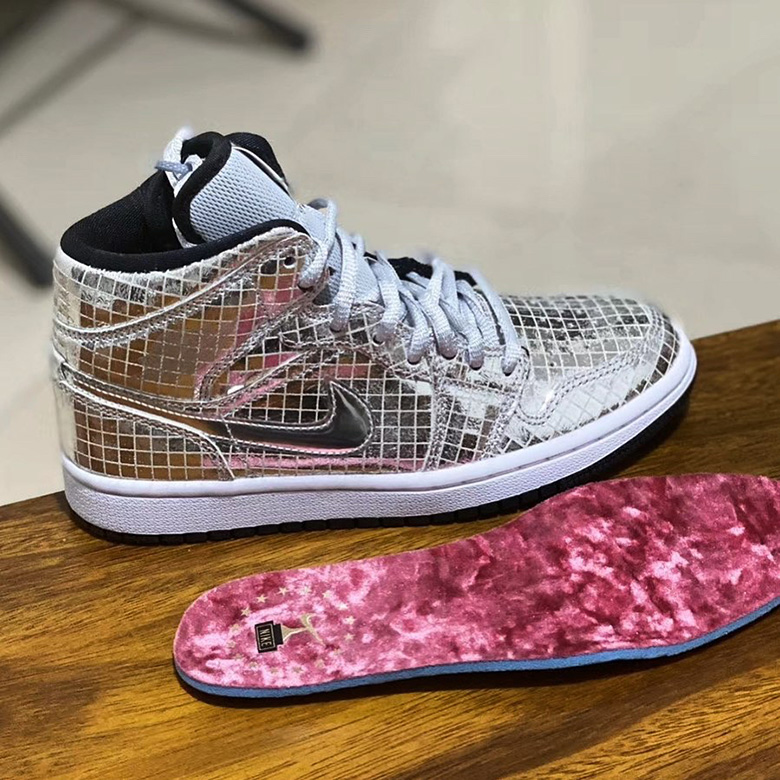 Air Jordan 1 Mid Disco Ball Release Info 2