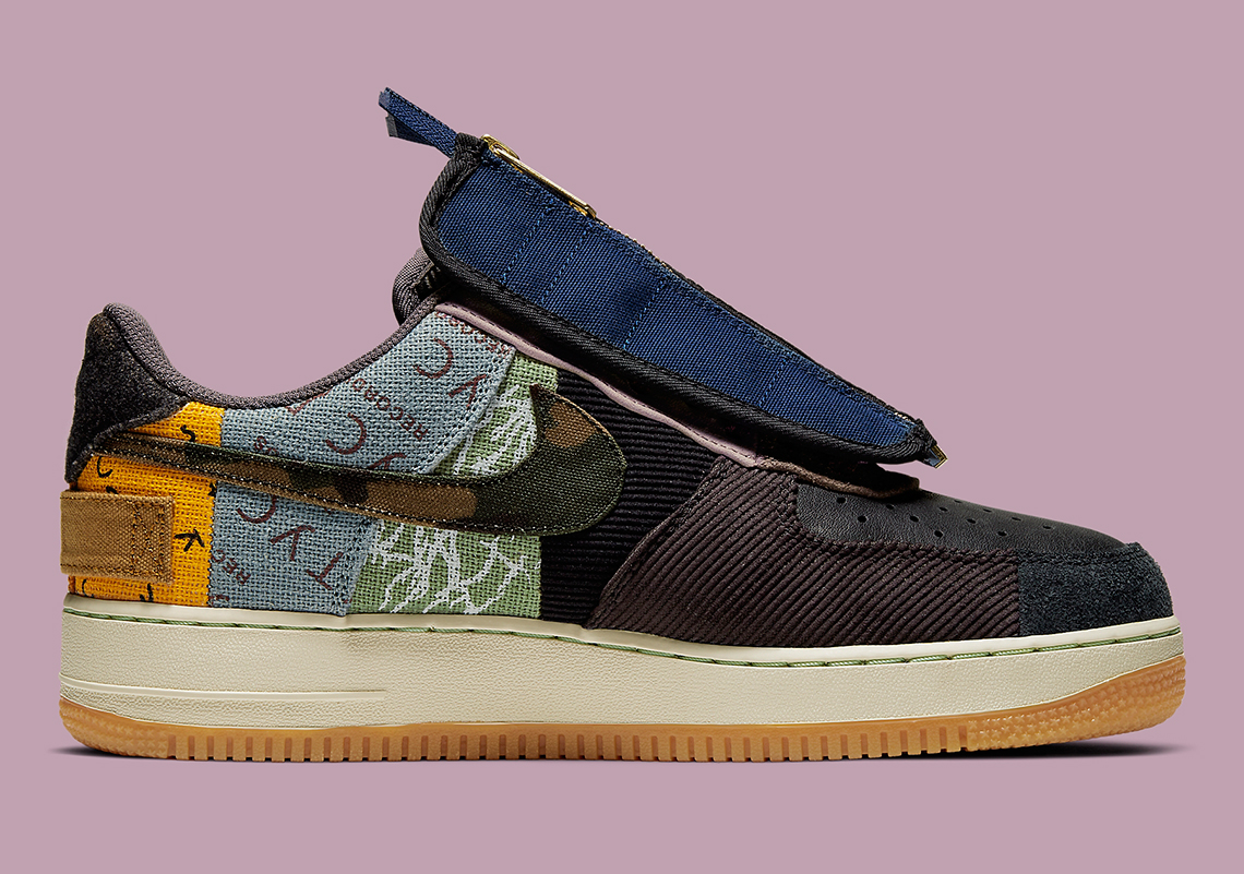 Travis Scott Nike Air Force 1 Multi Cn2405 900 6 1