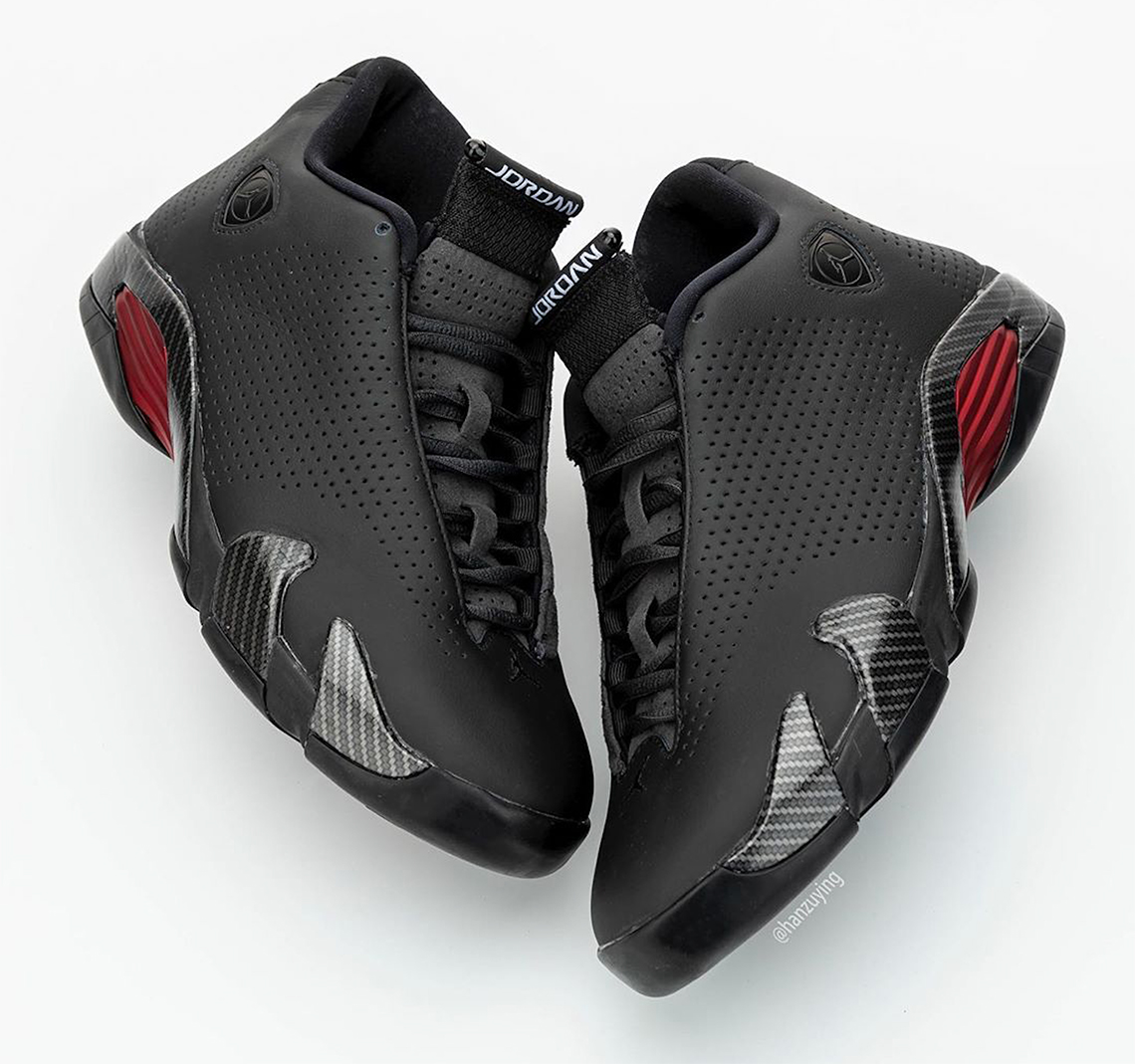 Air Jordan 14 Black Ferrari Bq3685 001 7