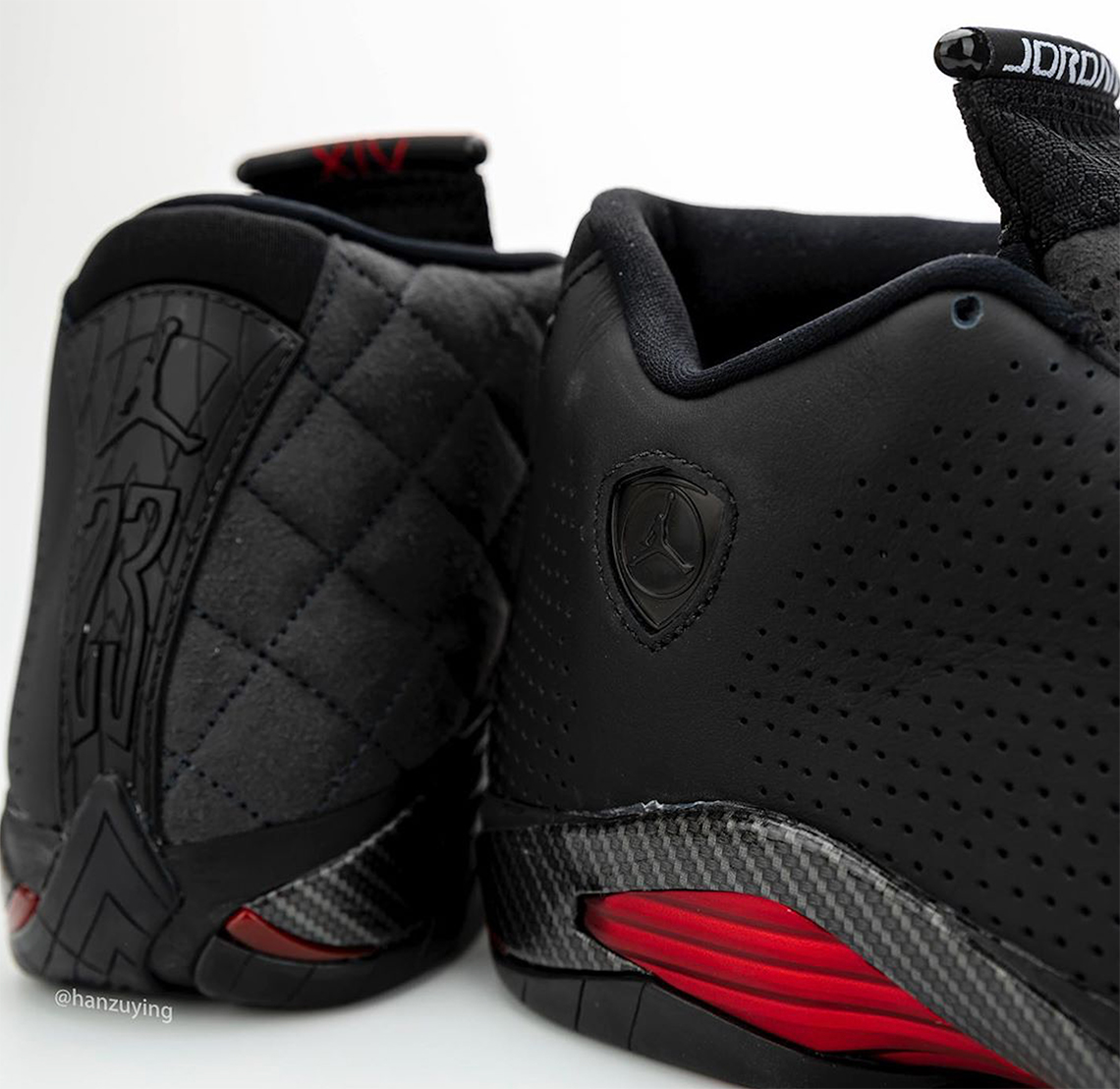 Air Jordan 14 Black Ferrari Bq3685 001 9
