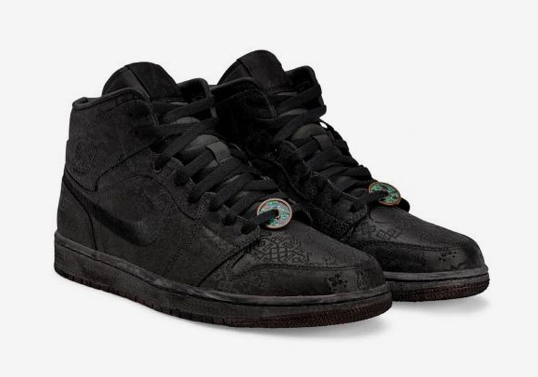 Clot Air Jordan 1 Mid Black Dover Street Market London 0