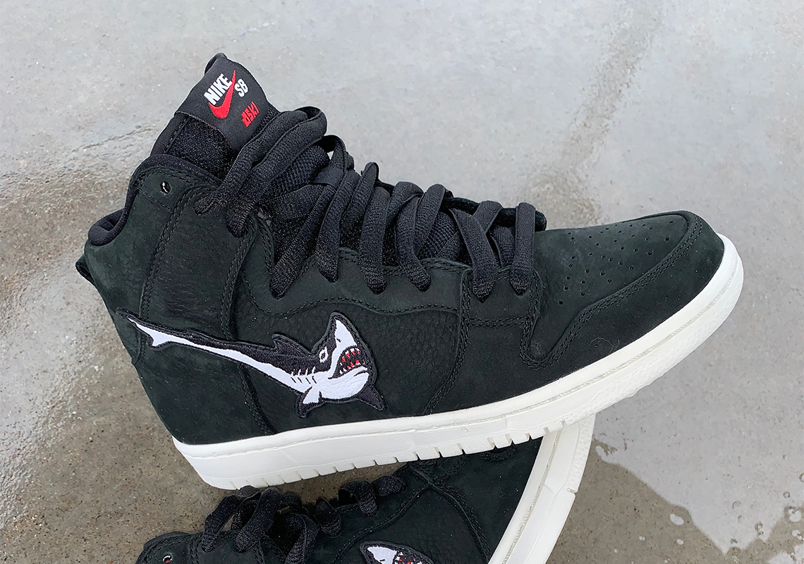 Oski Nike Sb Dunk High Shark 2