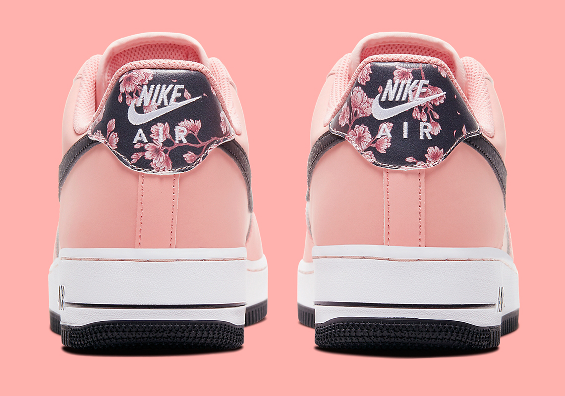 Nike Adds Floral Patterns To The Air Force 1 Low "Pink Quartz"
