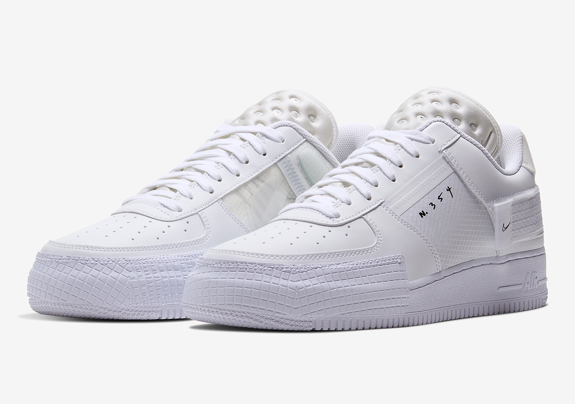 Nike Adds Timeless White-On-White To The Modernized AF1 Type