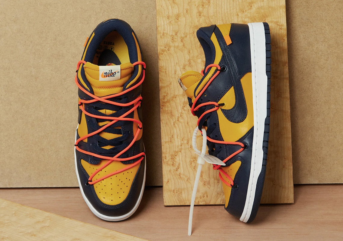 Where To Buy The Off-White x Nike Dunk Low "Michigan"