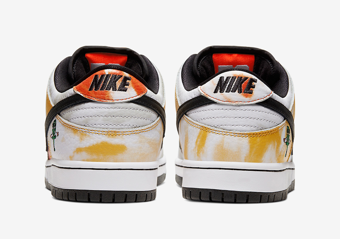 Nike Sb Dunk Low Raygun White Tie Dye Bq6832 101 4