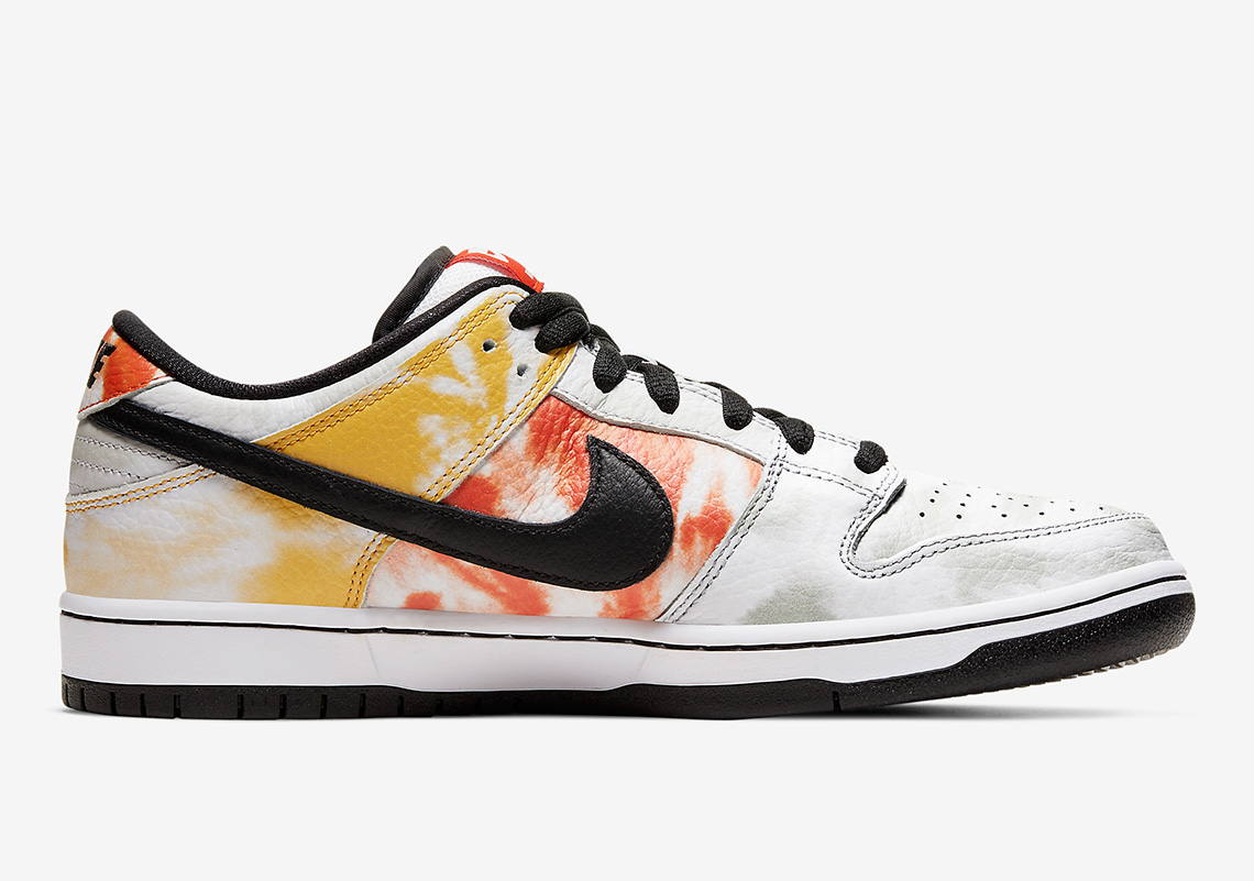 Nike Sb Dunk Low Raygun White Tie Dye Bq6832 101 5