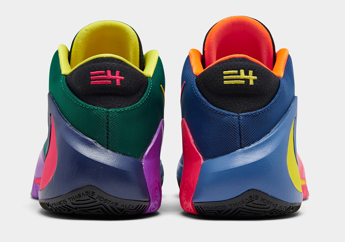 Giannis Antetokounmpo’s Nike Zoom Freak 1 Gets Wild Alternate Colorblocking