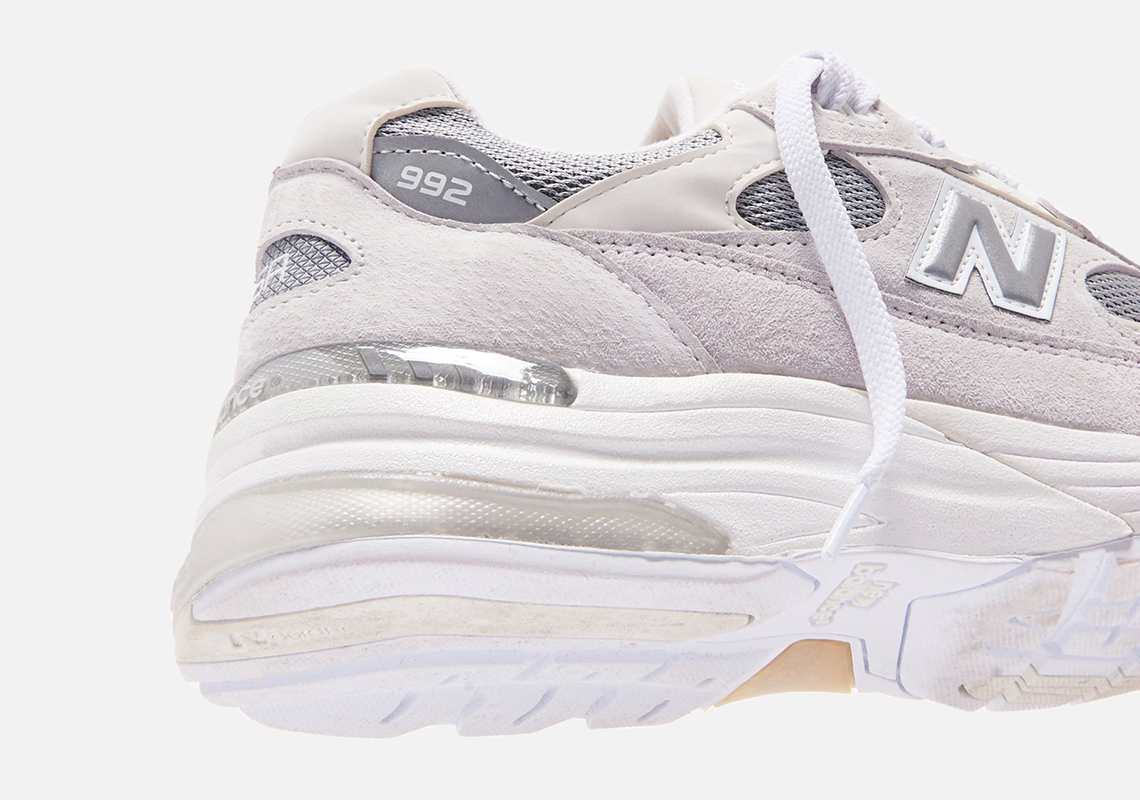 New Balance 992 White White Silver Release Info 5