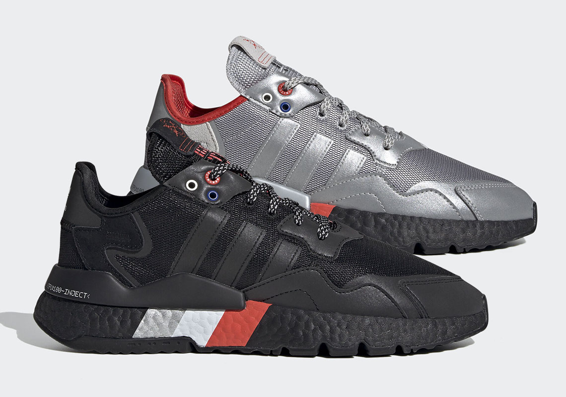 Bold Striping Appears On These Reflective adidas Nite Jogger Styles
