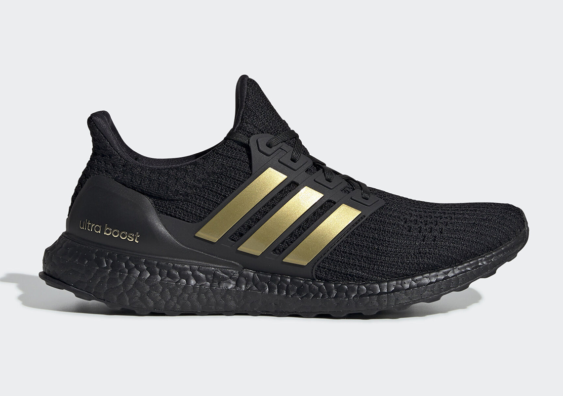 A Black And Metallic Gold Mix Returns To The adidas Ultra Boost DNA