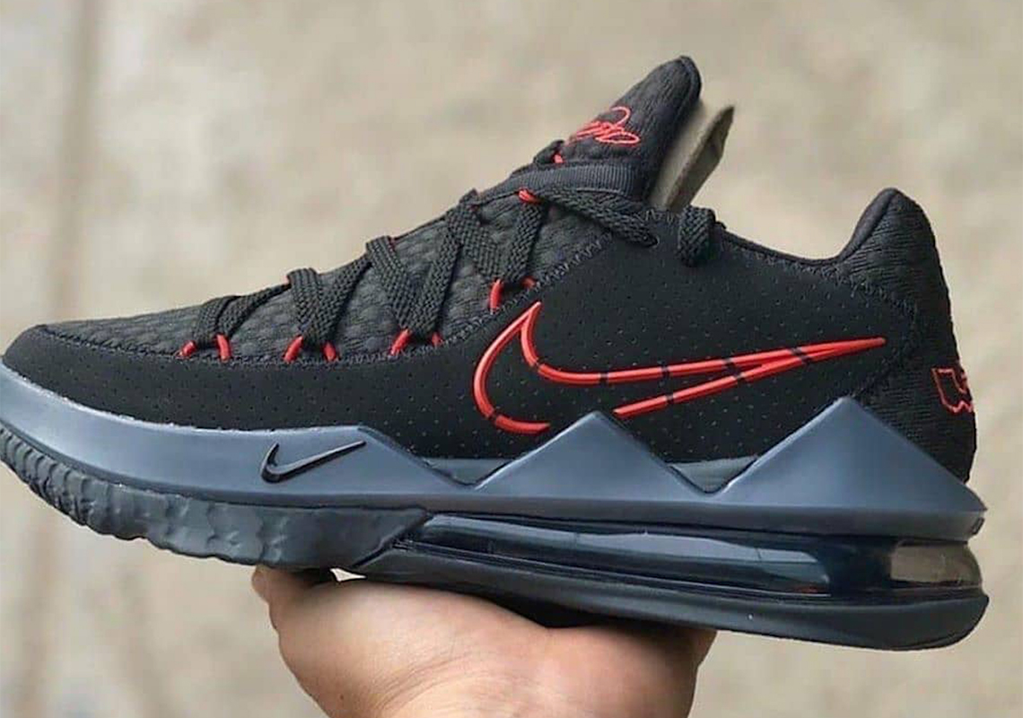 The Nike LeBron 17 Low Releases On March 15th In A Classic Black/Red