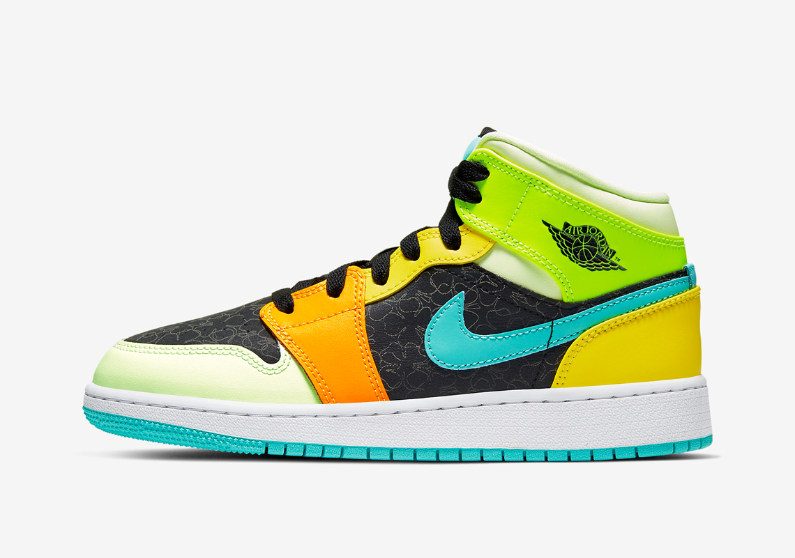 Air Jordan 1 Mid Gs Clover Bq6931 037 4