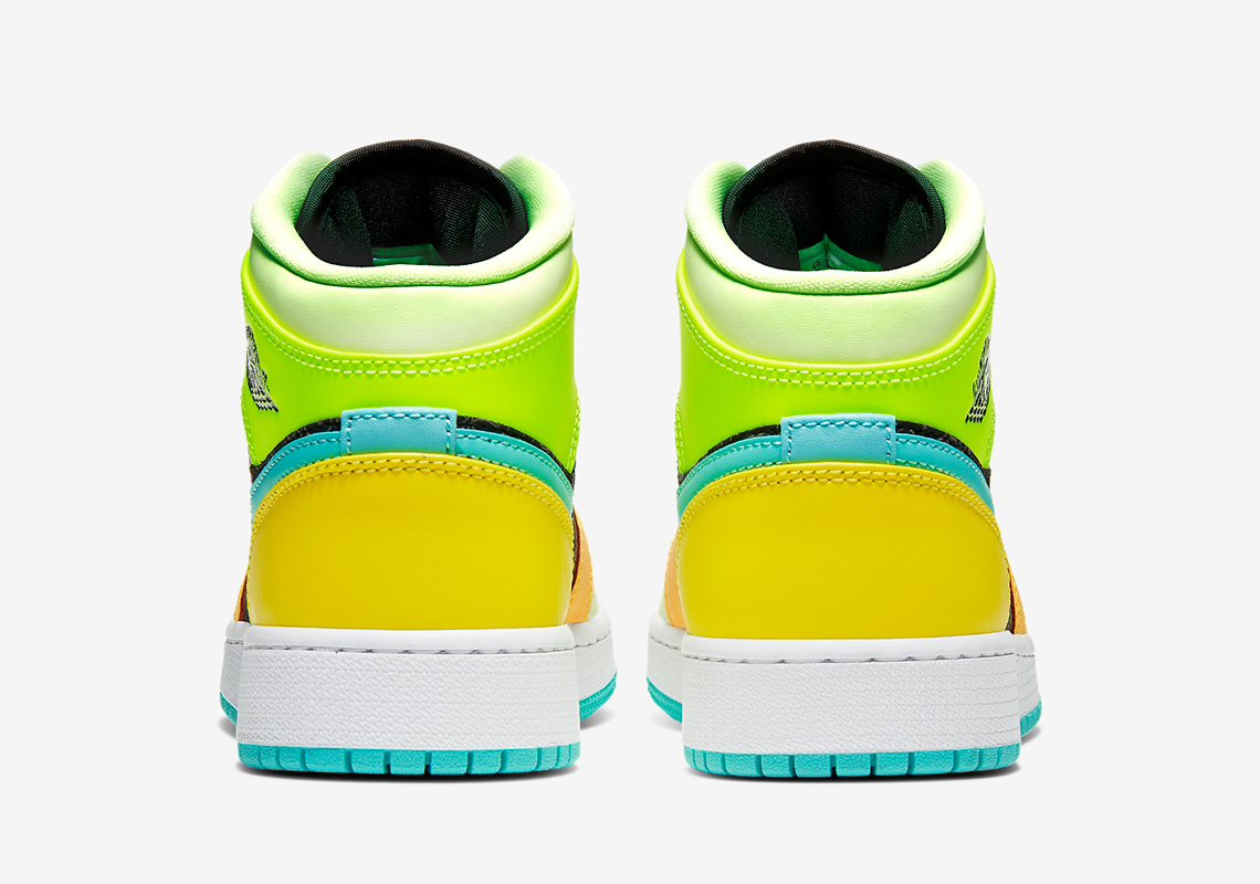 Air Jordan 1 Mid Gs Clover Bq6931 037 5